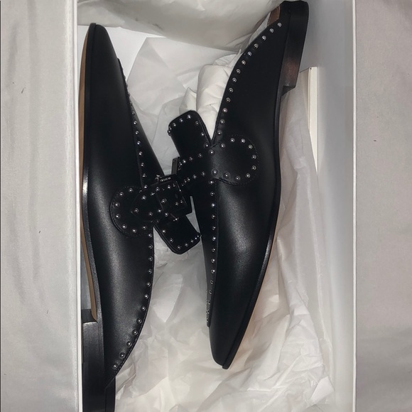 studded loafer mules